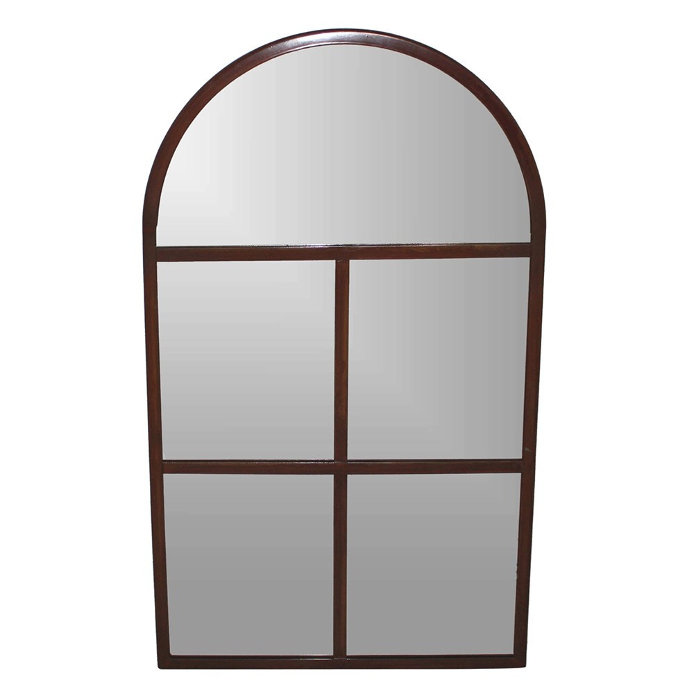 Outdoor Archway Mirror in Natural Rust | H90cm W50cm