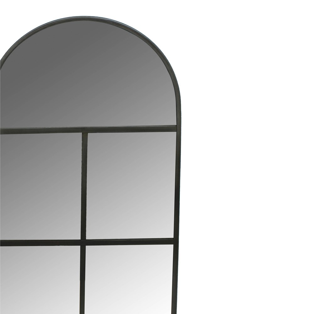 Outdoor Archway Mirror in Natural Black | H90cm W50cm