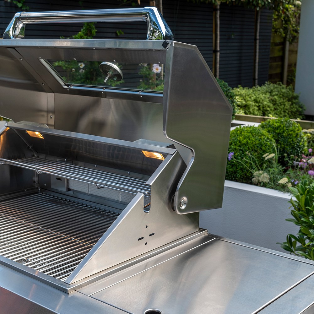 Outdoor Kitchen | 4 Burner | Silver