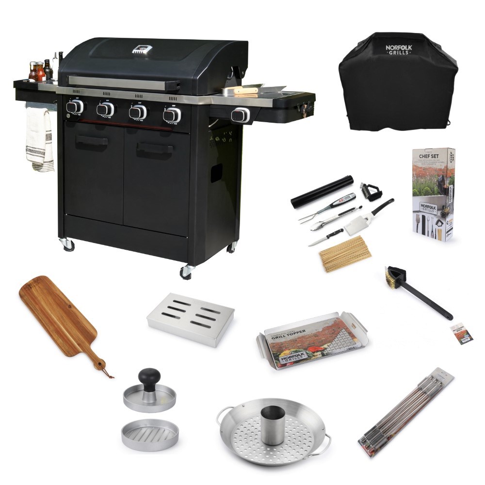 Infinity 400 4 Burner Gas BBQ Bundle