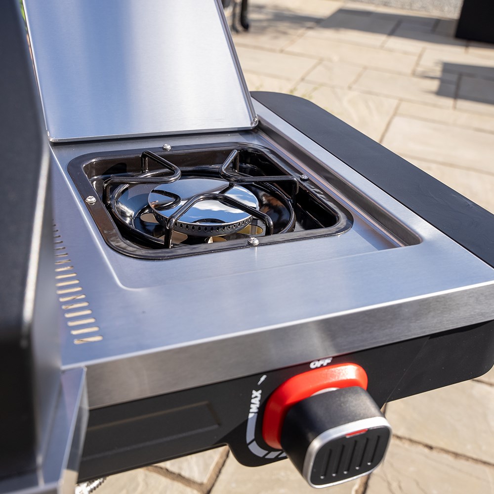 Infinity 500 Barbecue Bundle | 5 Burner Gas Barbecue | Black