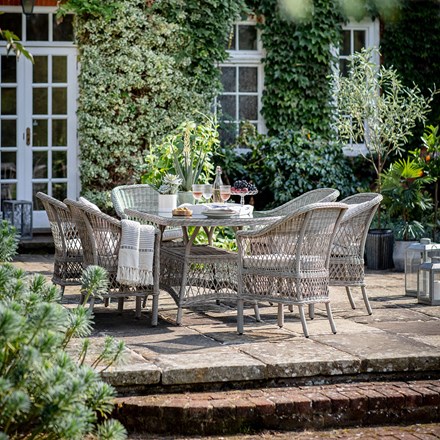 Dining Set | Menton 6 Seater Oval Dining Set