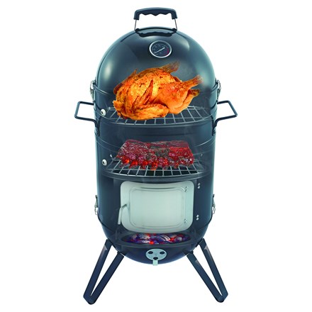 Callow Vertical BBQ Smoker Grill | Black