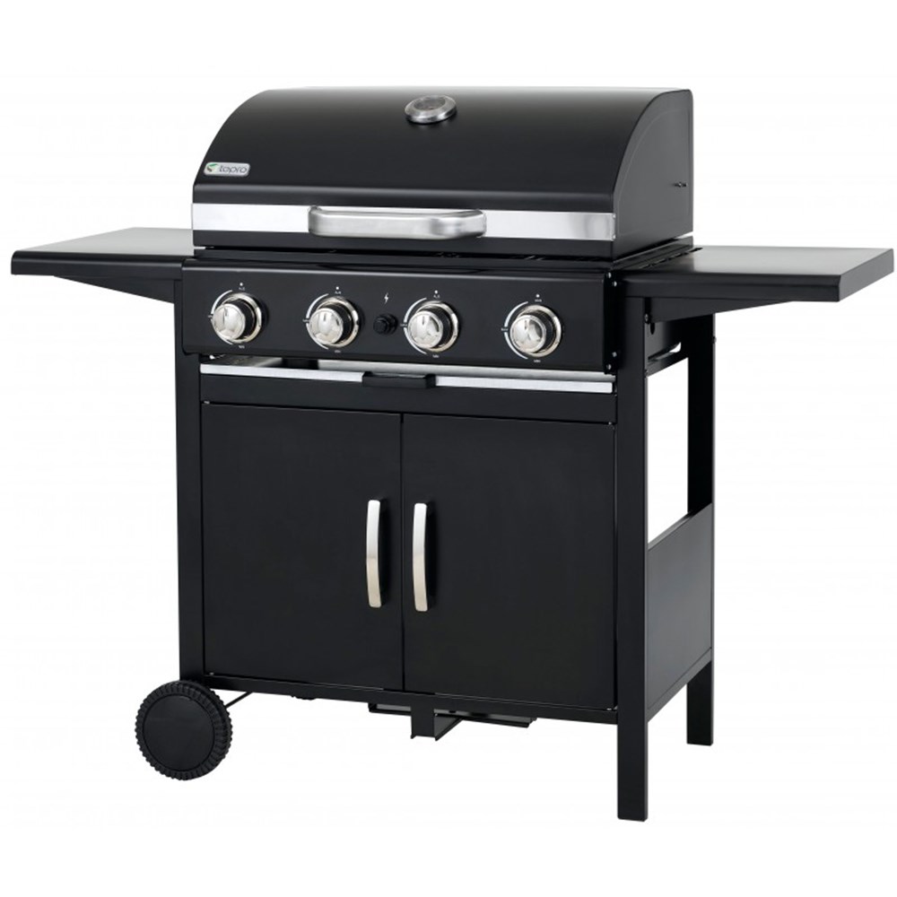 Buy Mayfield 4 Burner Gas Barbecue Black Delivery by Primrose