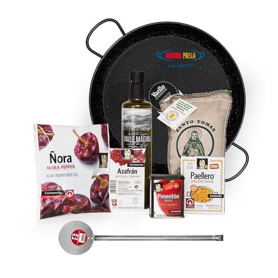 Complete Paella Starter Set | Black
