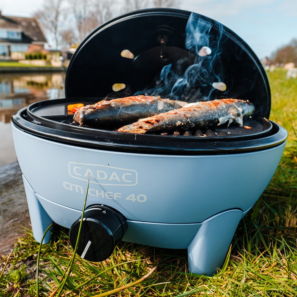 Buy Cadac Citi Chef 40 BBQ Gas Barbecue Blue Delivery by Primrose