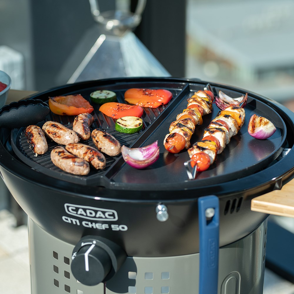 Buy Cadac Citi Chef 50 BBQ Gas Barbecue Silver Black Delivery by Primrose