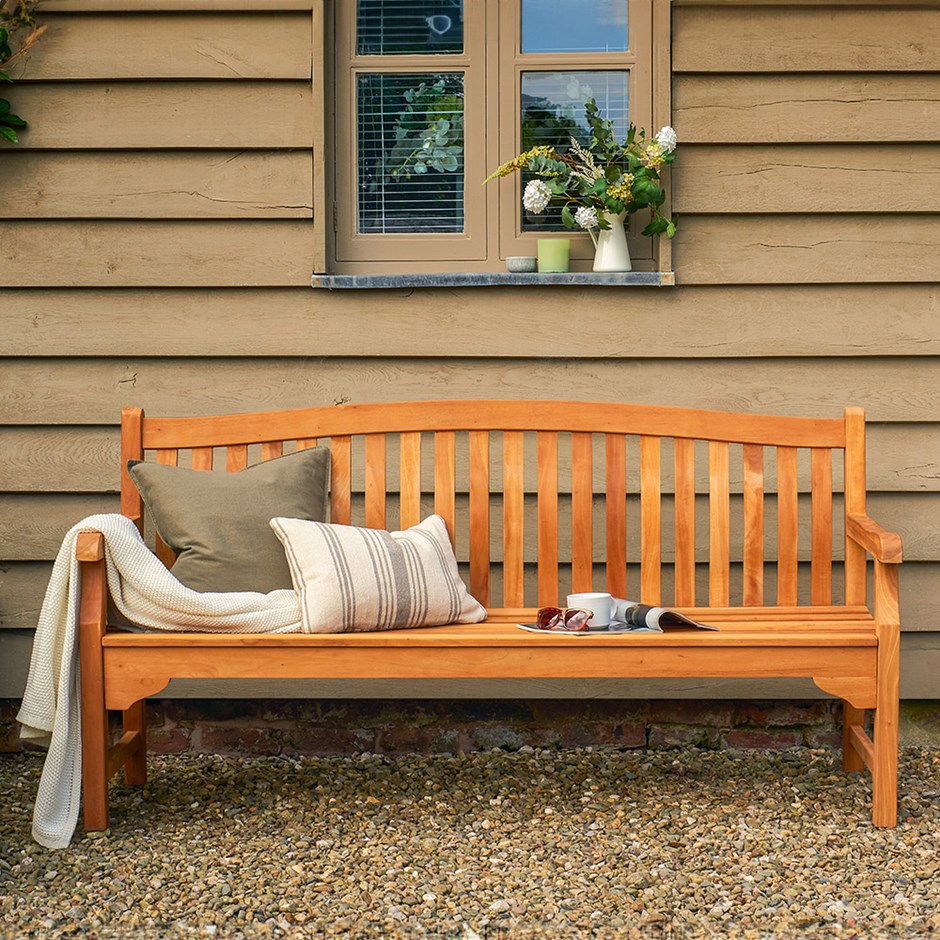 Kingsbury Bench | Mahogany | 4 Seater | 180 cms