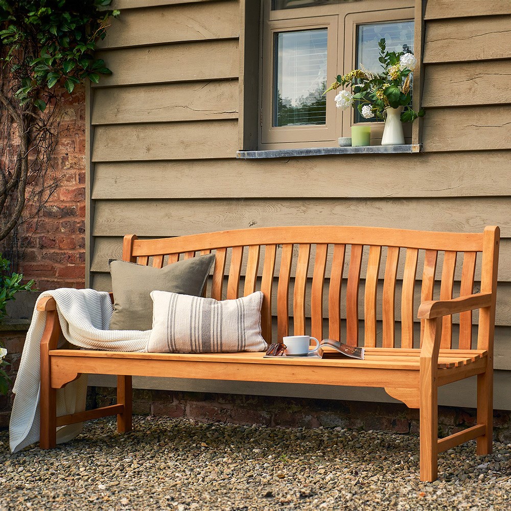 Kingsbury Bench | Mahogany | 4 Seater | 180 cms