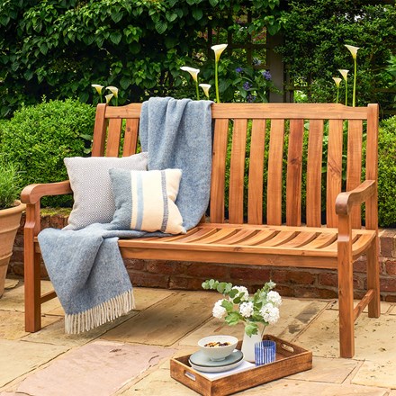 Beeley Bench | Acacia Wood | 2 Seater | 150 cms