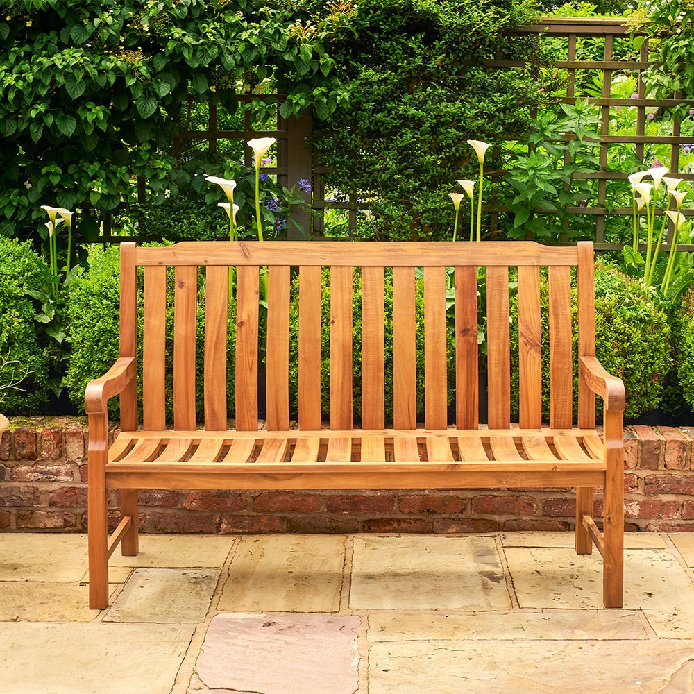 Beeley Two Seater Hardwood Garden Bench