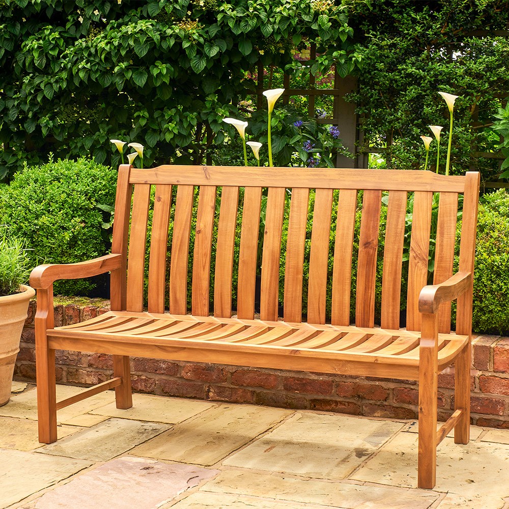 Beeley Two Seater Hardwood Garden Bench
