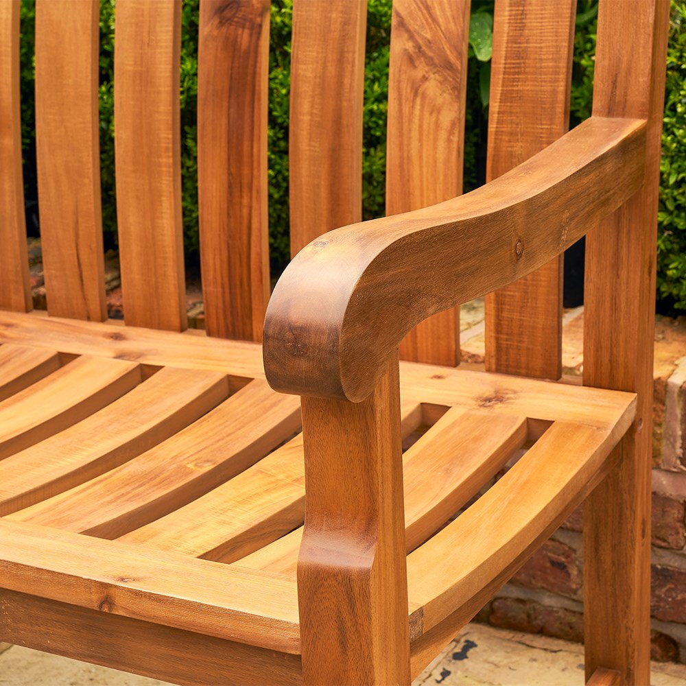Beeley Two Seater Hardwood Garden Bench