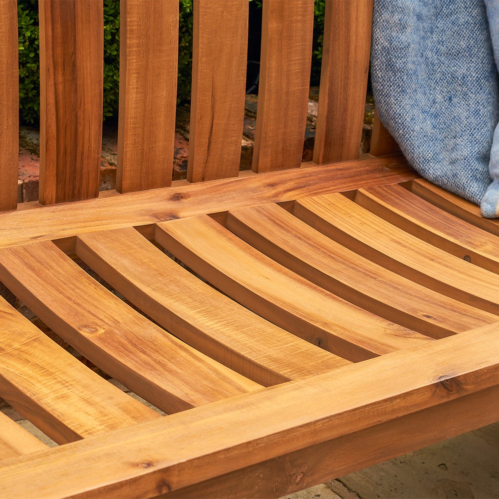 Beeley Two Seater Hardwood Garden Bench