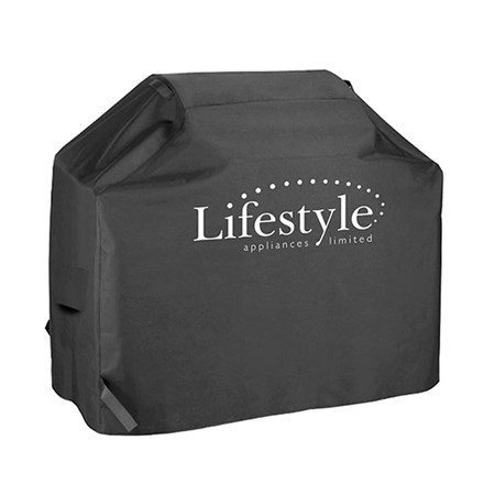 Lifestyle Premium 4 Burner Hooded Gas BBQ Grill Cover for BQ225 | Black