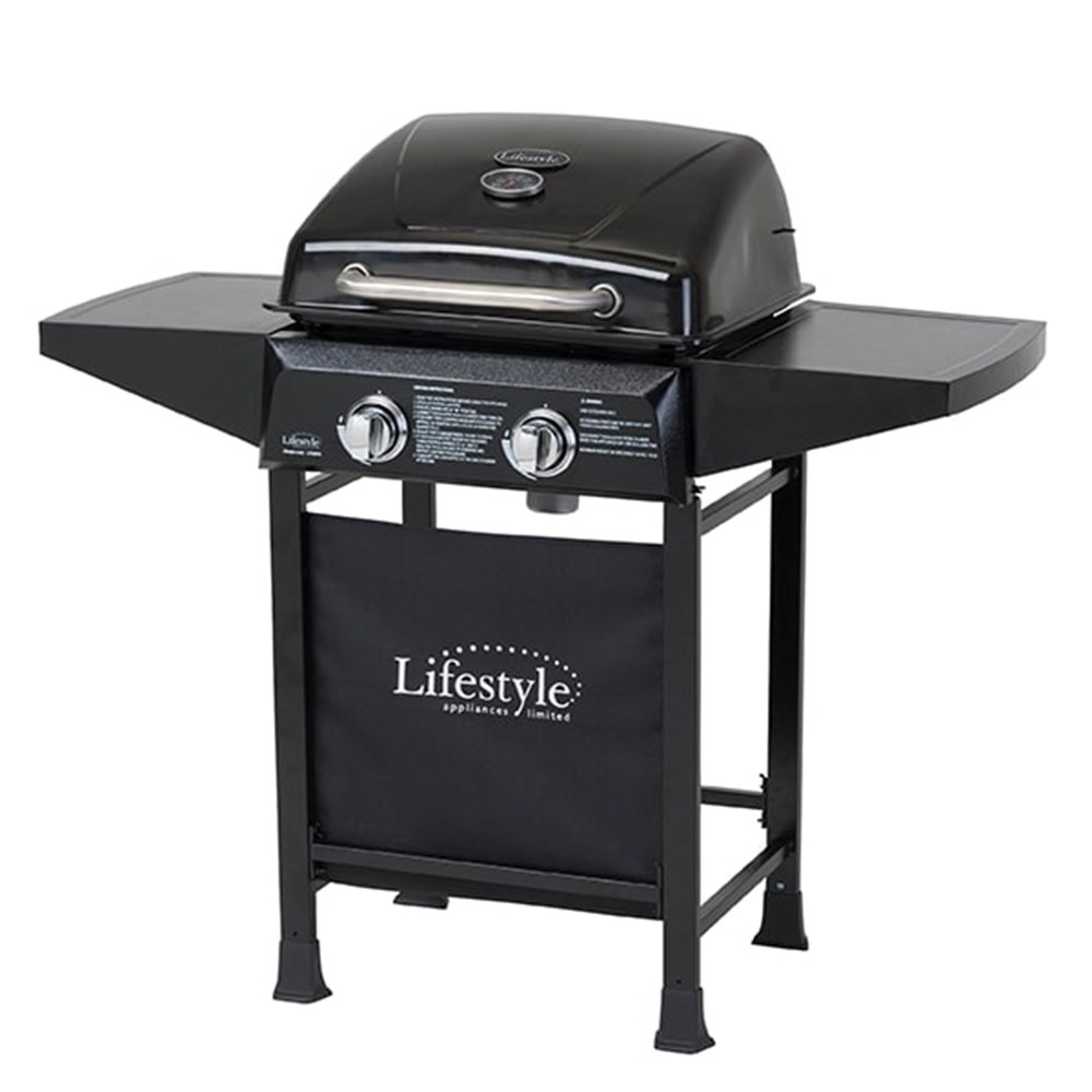 Lifestyle Cuba 2 Burner Gas BBQ Grill | Black