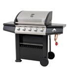 Lifestyle Dominica 6 Burner Gas BBQ Grill | Black