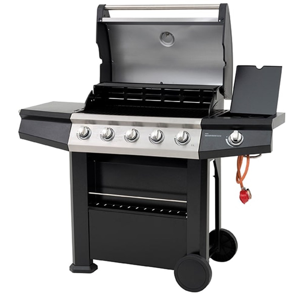 Lifestyle Dominica 6 Burner Gas BBQ Grill | Black