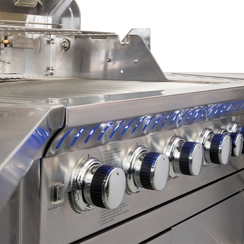 Lifestyle Bahama Island Gas Outdoor Kitchen | Silver