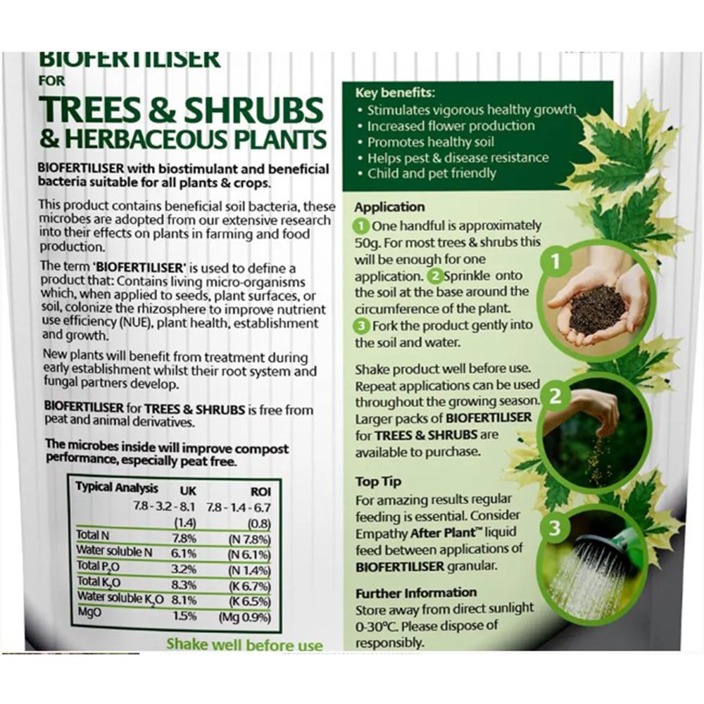 Premium Tree Planting Kit Rootgrow, Biofertilizer, Tree Stake, Tie & RabbitGuard