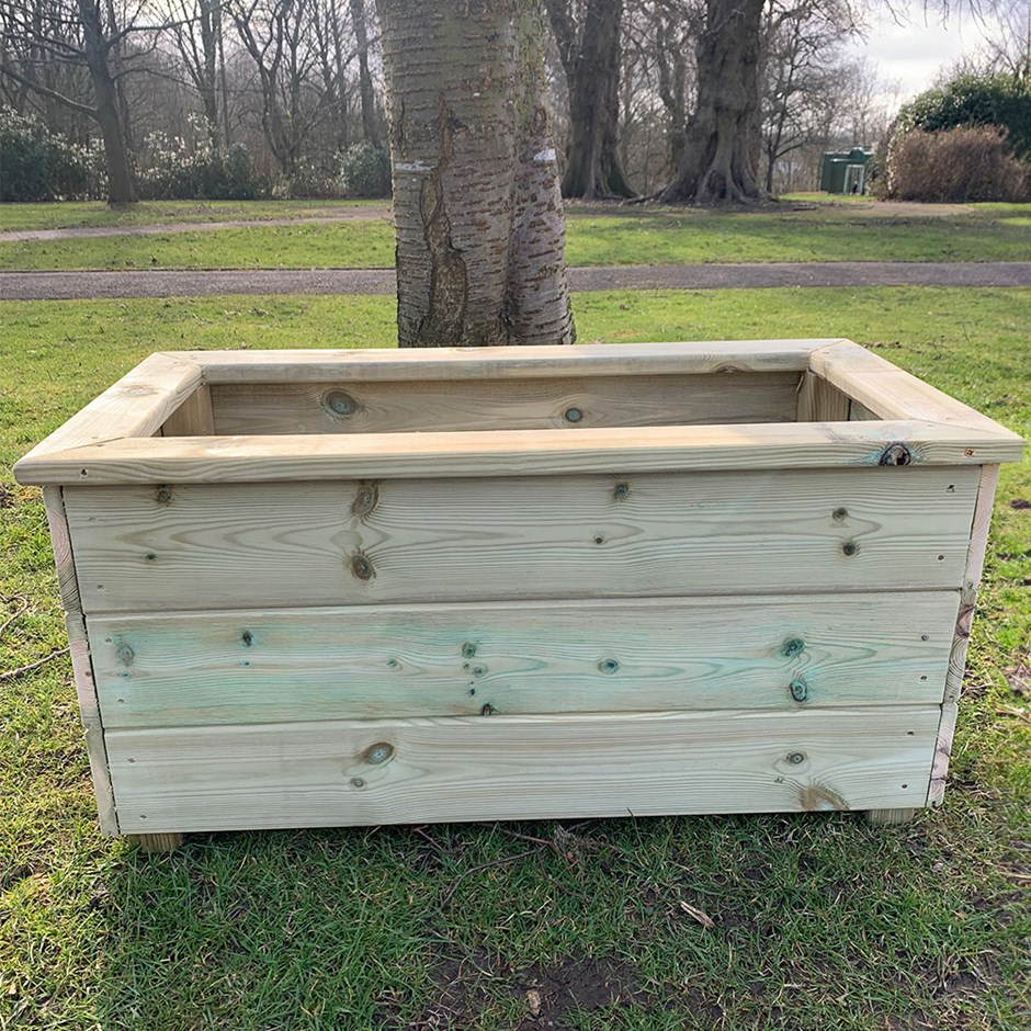 Wooden Trough Planter