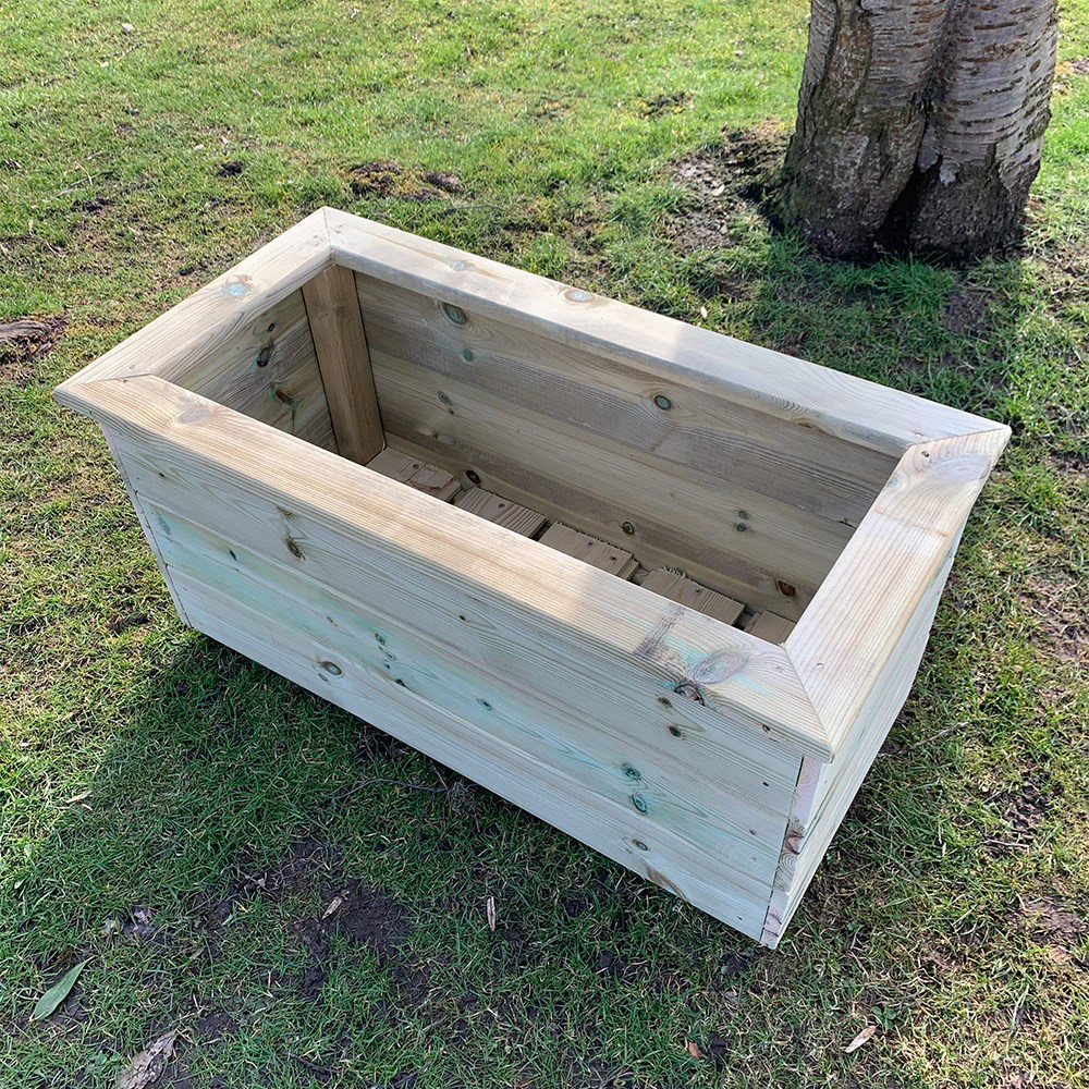 Wooden Trough Planter