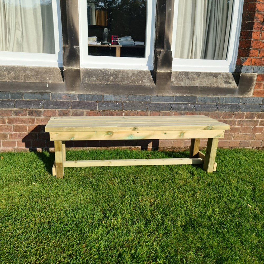 Wooden Butchers Garden Bench