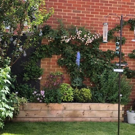 Devonshire Trough Planter | Natural | Wood | L120 X H60 cms