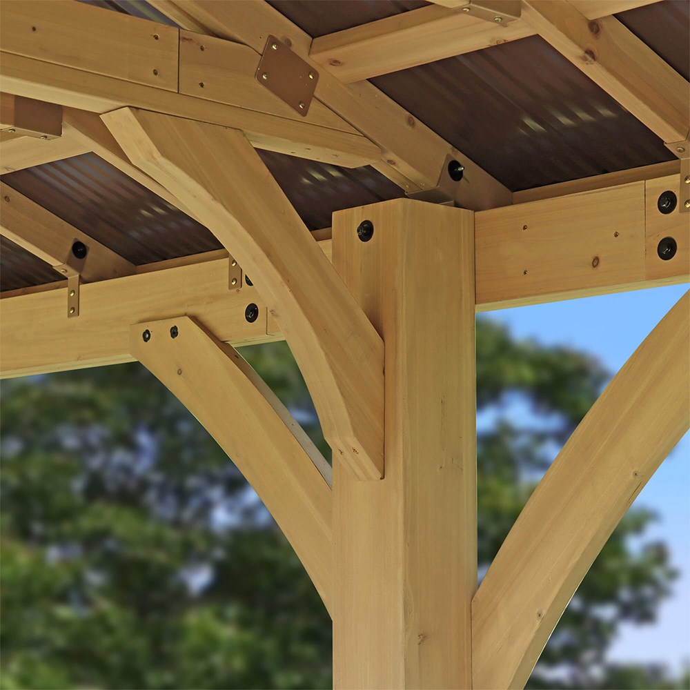 Meridian Cedar Wood Gazebo
