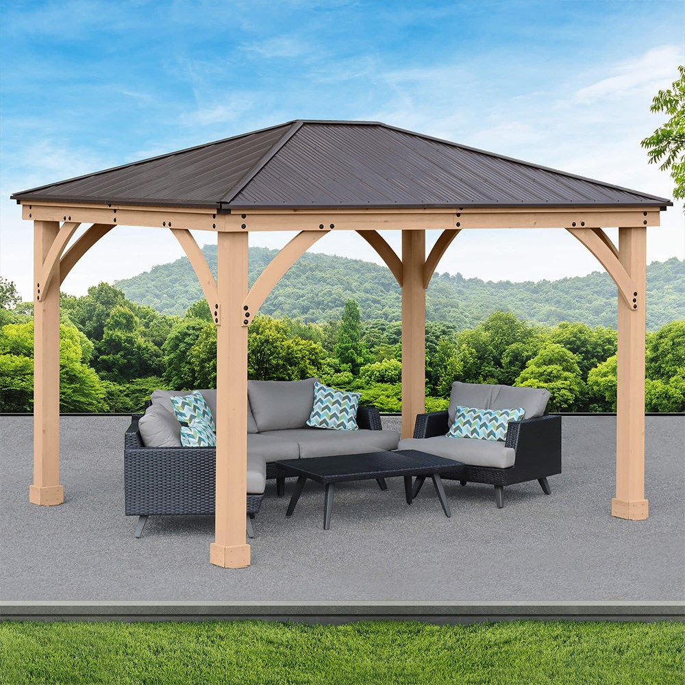 Meridian Cedar Wood Gazebo