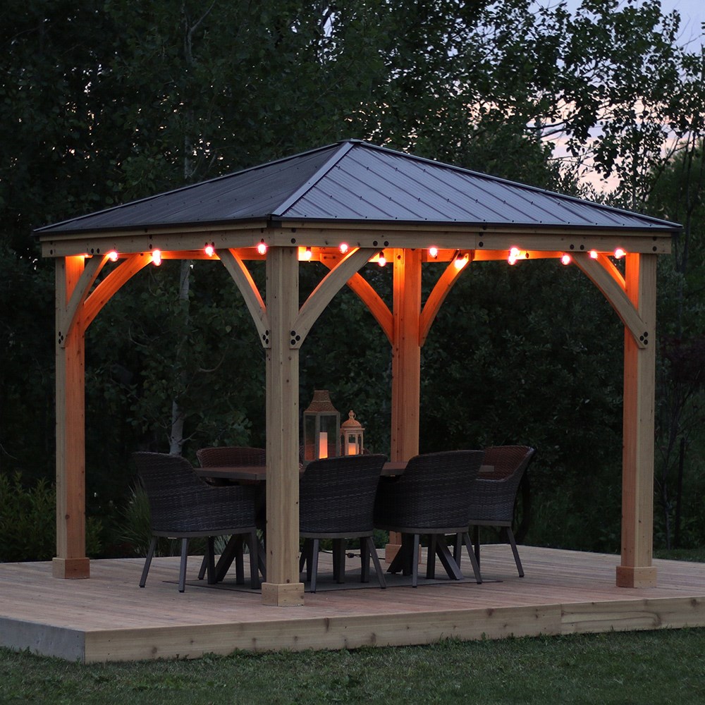 Meridian Cedar Wood Gazebo