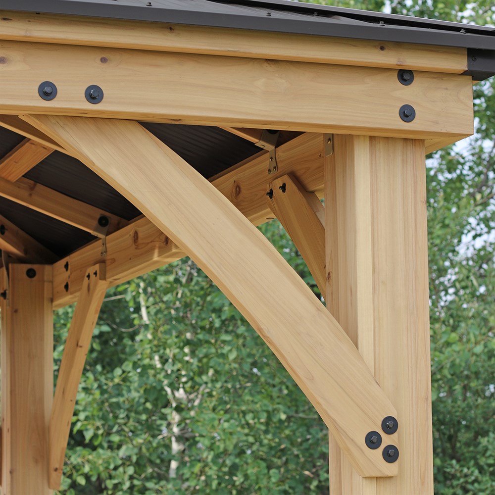Meridian Cedar Wood Gazebo