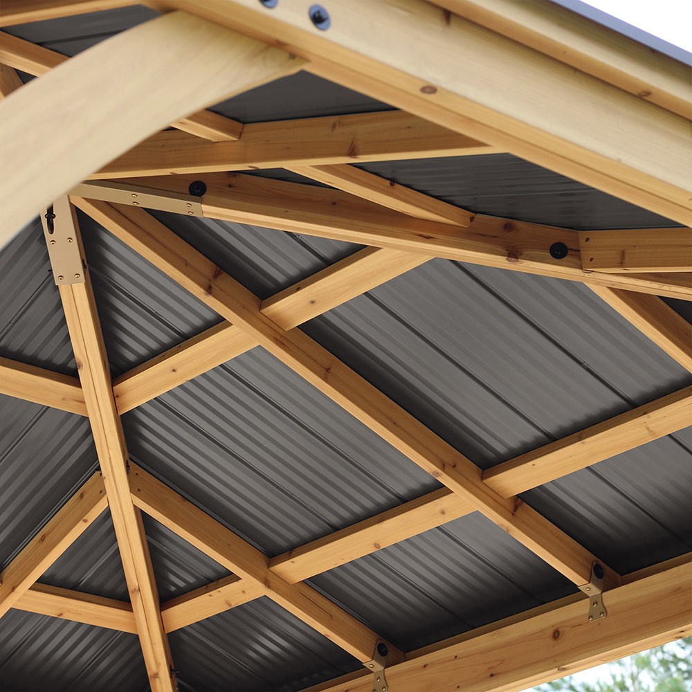 Meridian Cedar Wood Gazebo