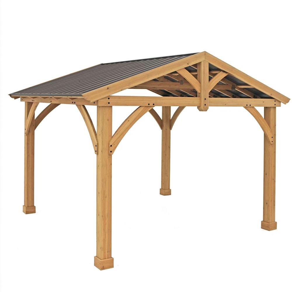 Carolina Cedar Wood Pavilion 11 x 13 Ft
