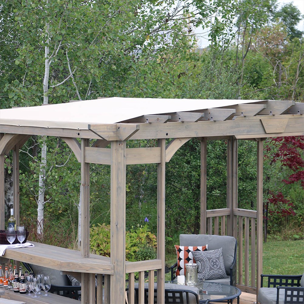 Madison Cedar Wood Pergola | 10 x 14 Ft