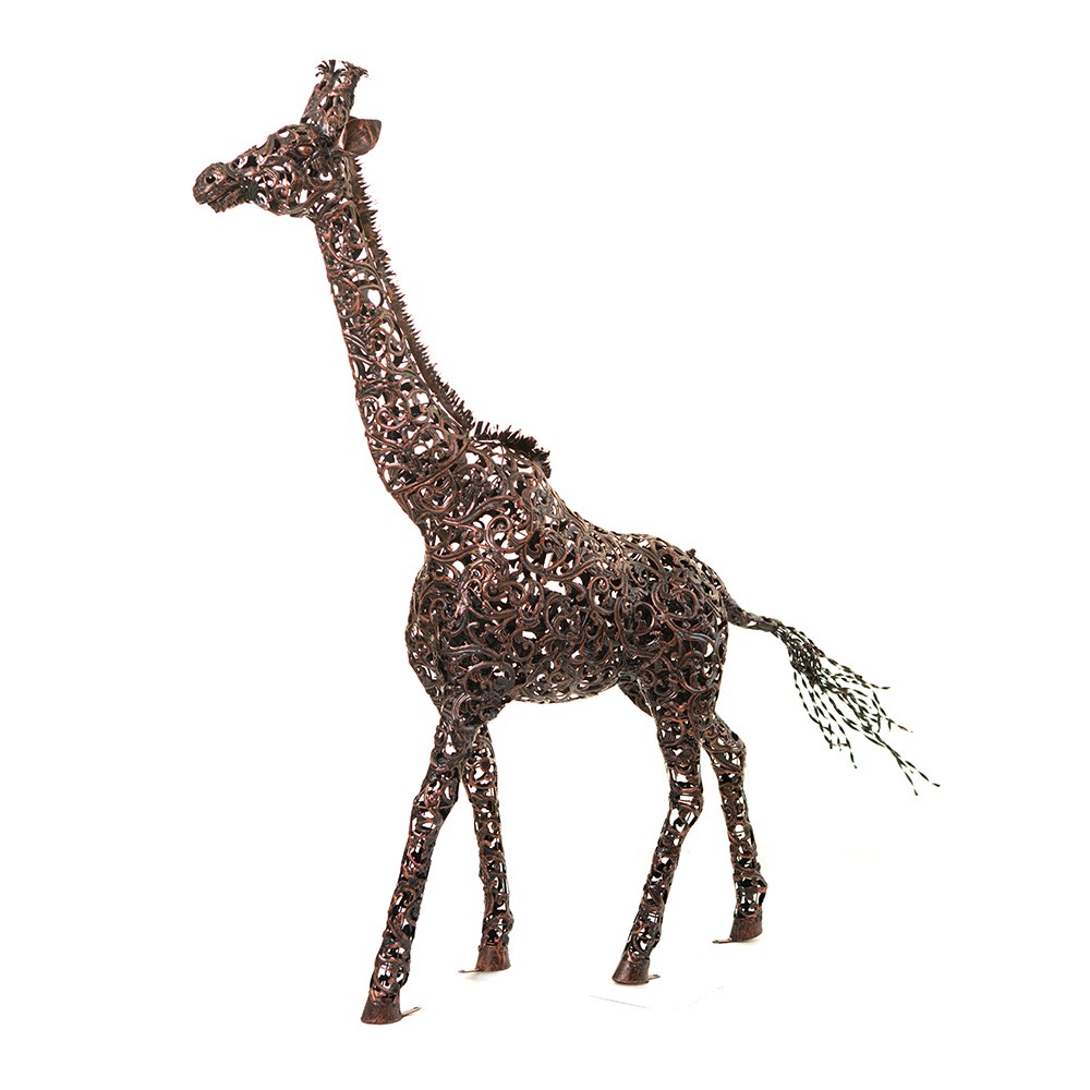 Bronze Giraffe Sculpture
