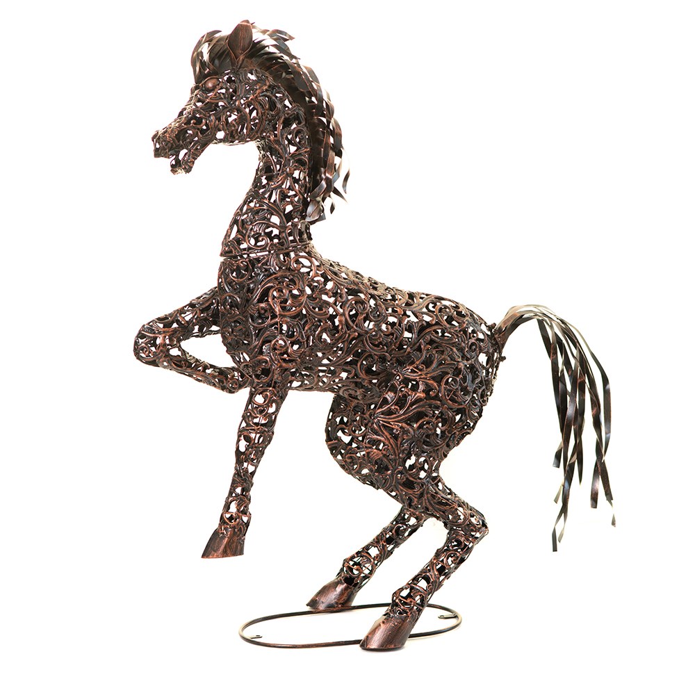 Bronze Horse Iron Sculpture | 125 x 117 cms