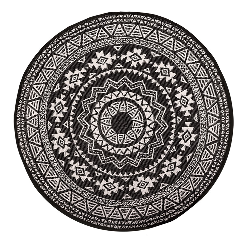 Round Reversible Garden Carpet 176×176×0.4cm