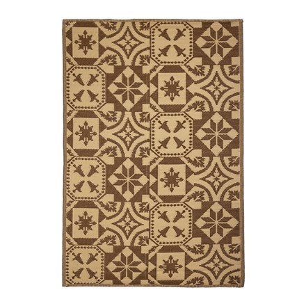 Portugese Tiles Reversible Garden Carpet L123.5 X D 184 X H 1.1 Cm
