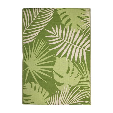 Reversible Leaves Garden Carpet L120.6 X D 180.6 X H 0.9 Cm