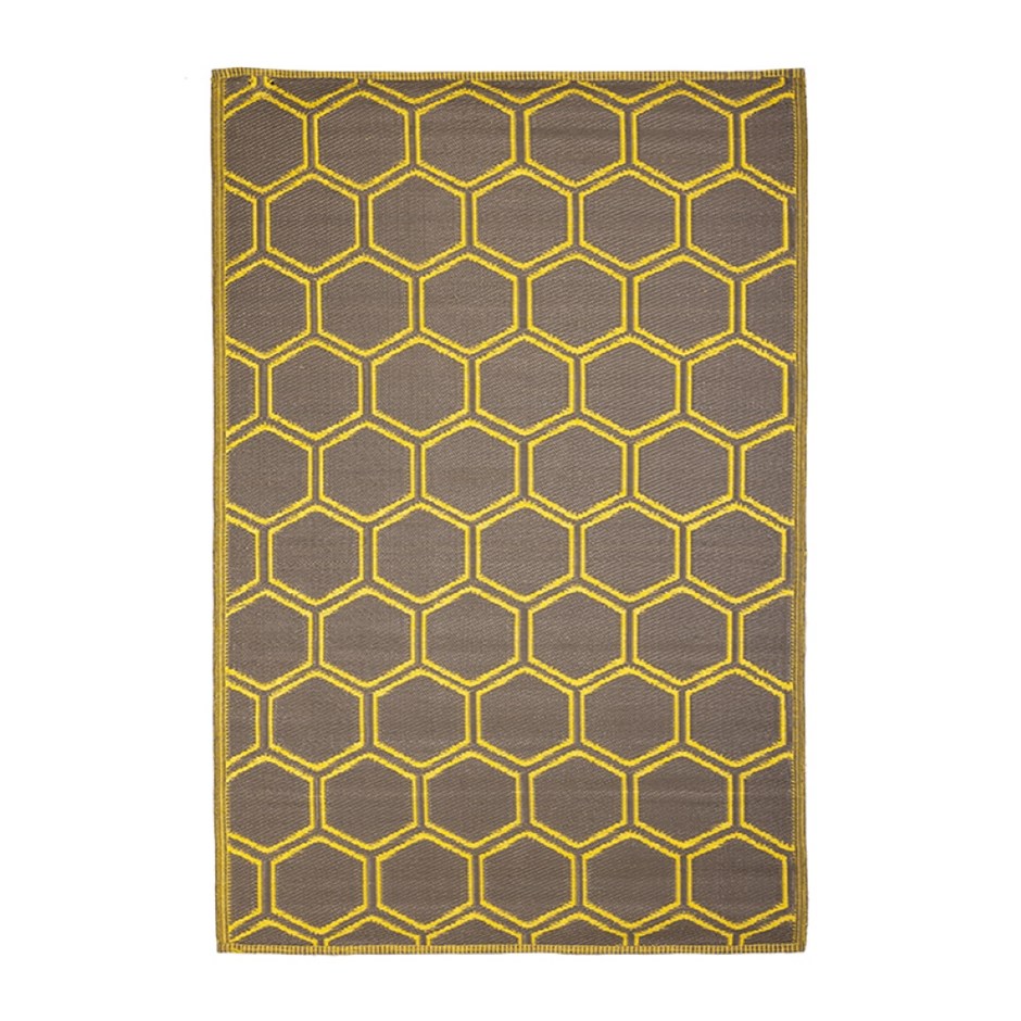 Honeycomb Reversible Waterproof Outdoor Carpet