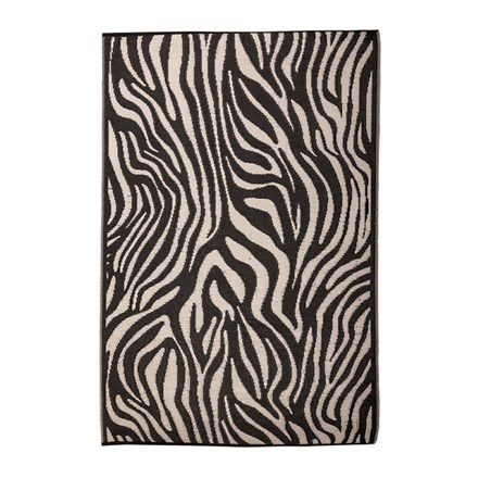 Reversible Zebra Design Garden Carpet L150 X T 242.5 X H 0.8 Cm