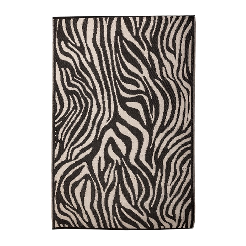 Zebra Reversible Waterproof Outdoor Carpet