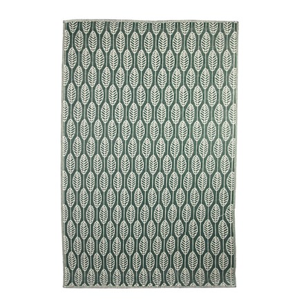 Reversible Leaves Design Garden Carpet L150 X D 242.5 X H 0.8 Cm