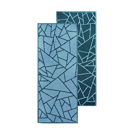 Reversible Abstract Garden Carpet 68.5 X 125.5 X 0.6 Cm
