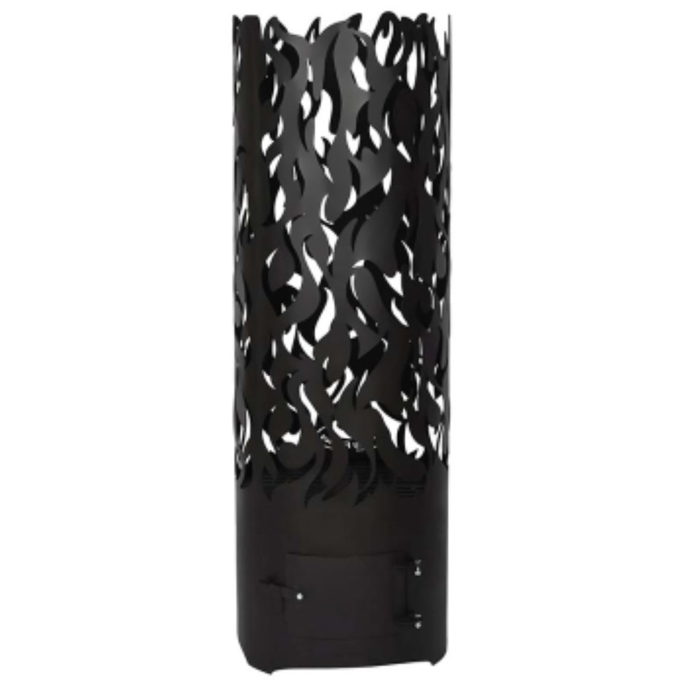 Laser Cut Flames Fire Drum