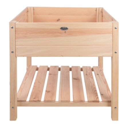 Raised Garden Bed With Shelf 78 X 78 cms