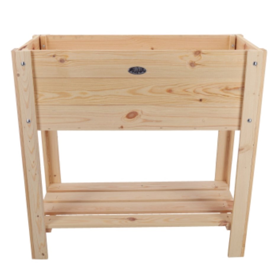 Raised Garden Bed With Shelf 80 cms