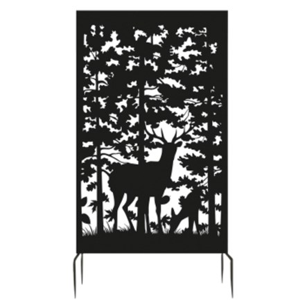 Privacy Screen With Deer Design 186 cms