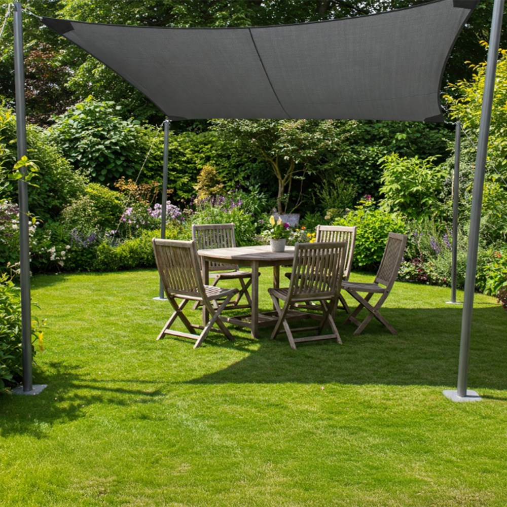 Pro Waterproof Charcoal Sail Shade - Exclusively | Kookaburra®